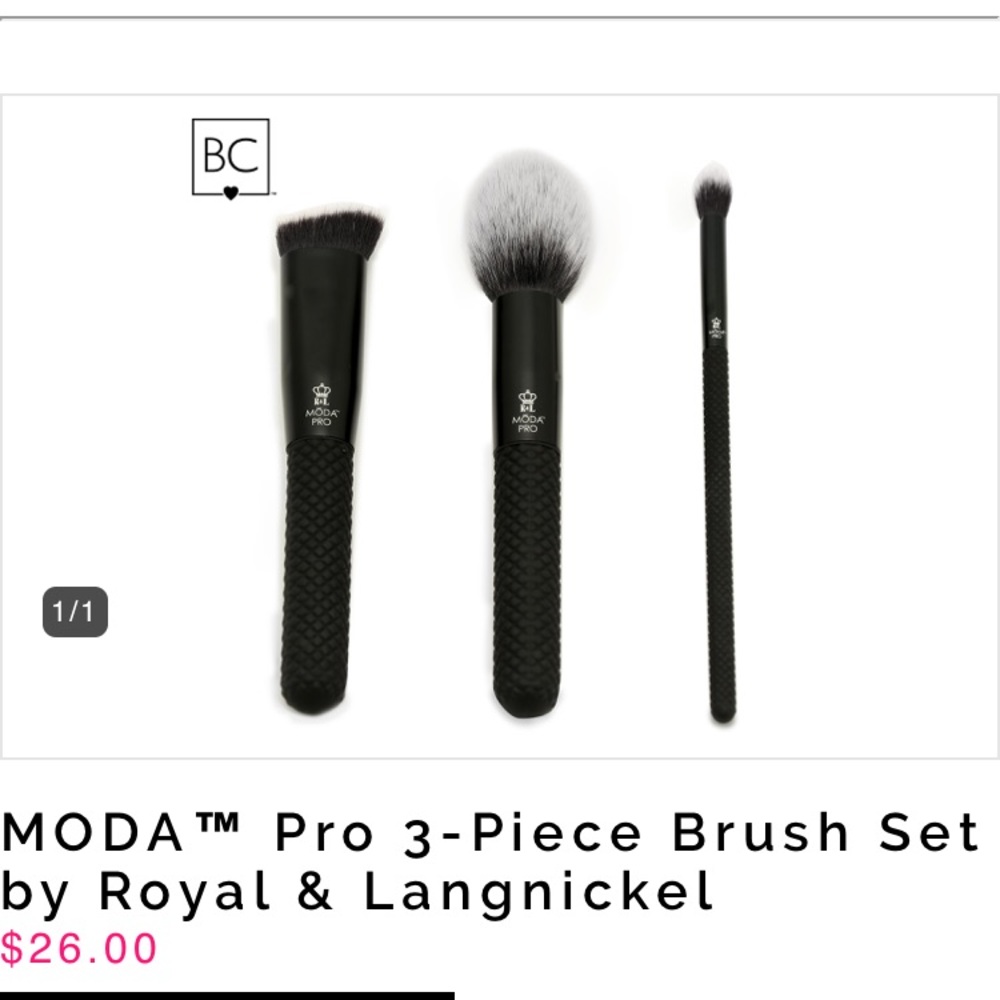 MODA™ Pro 3-Piece Brush Set by Royal & Langnickel